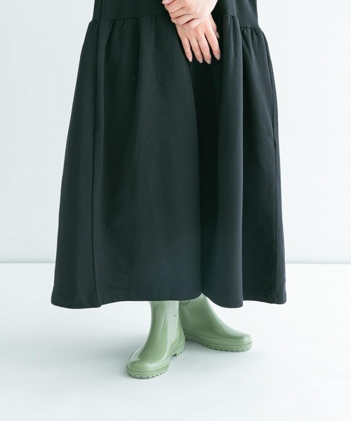 AIGLE(エーグル)の「AIGLE ELIOSAロングレインブーツ(レインシューズ・レディース・カーキ/ブラック・38/37)」の4枚目の写真