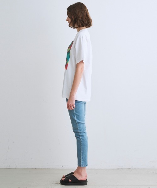 three dots(スリードッツ)の「グラフィック Tシャツ(Tシャツ/カットソー・レディース・ホワイト系その他2/ホワイト系その他/ホワイト系その他3・XS/S/M/L)」の12枚目の写真