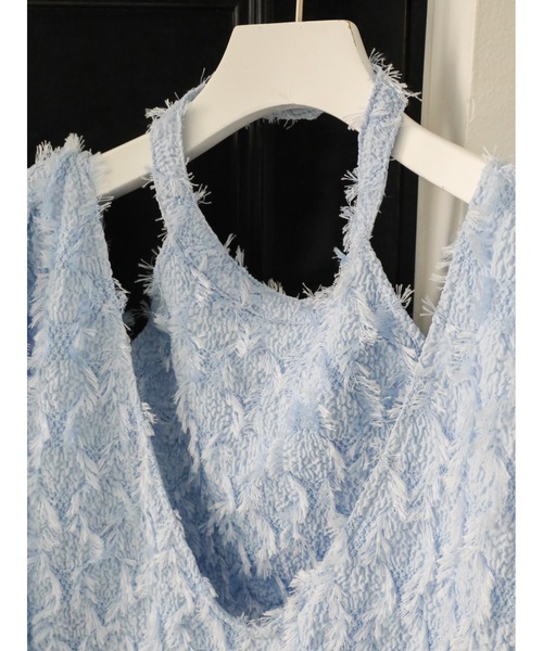 Katrin TOKYO（カトリーントーキョー）の「halter neck jacquard onepiece（ワンピース・レディース・ブラック/ブルー系・FREE/XS）」の16枚目の写真