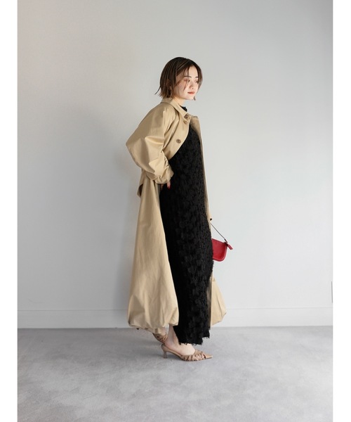 Katrin TOKYO（カトリーントーキョー）の「halter neck jacquard onepiece（ワンピース・レディース・ブラック/ブルー系・FREE/XS）」の4枚目の写真