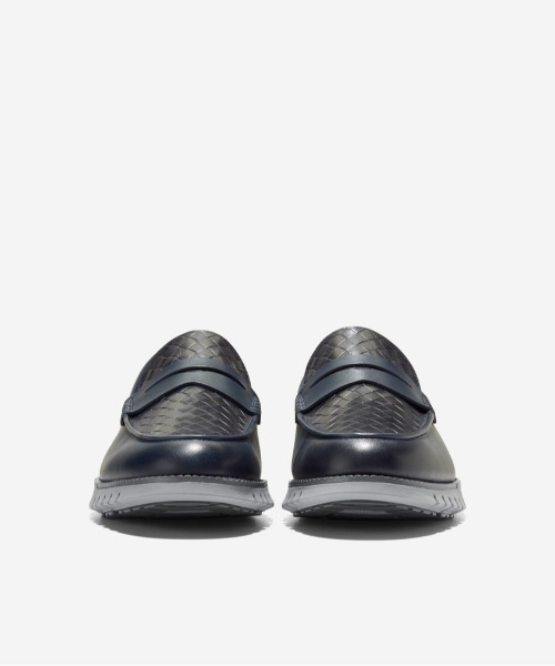 COLE HAAN（コールハーン）の「ゼログランド リマスタード ペニーローファー mens（ローファー・メンズ・ネイビー・7.5/8/8.5/9/7/10/10.5）」の2枚目の写真