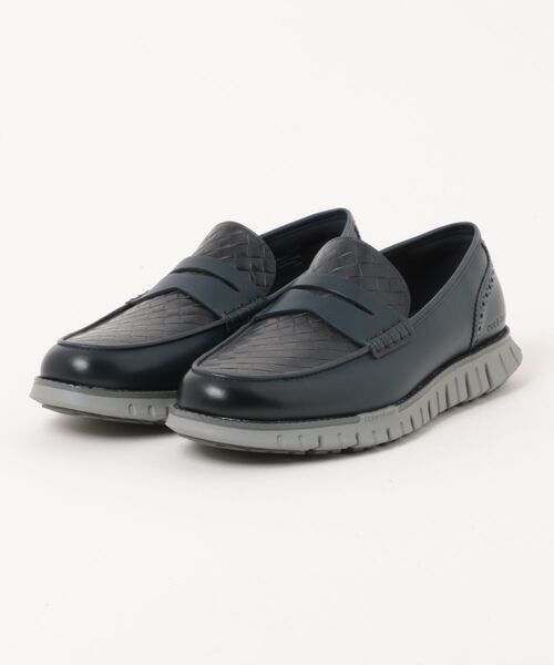 【試し履きのみ】COLE HAAN バーガンディ/ベージュ ローファー 試し履きのみ】COLE HAAN バーガンディ/ベージュ ローファー