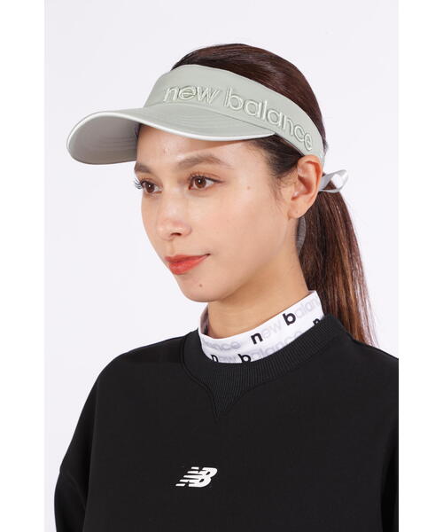 新品☞ジーフォア　後ろリボン　サン バイザー●ベージュゴルフ帽子 新品☞ジーフォア 後ろリボン サン バイザー○ベージュゴルフ