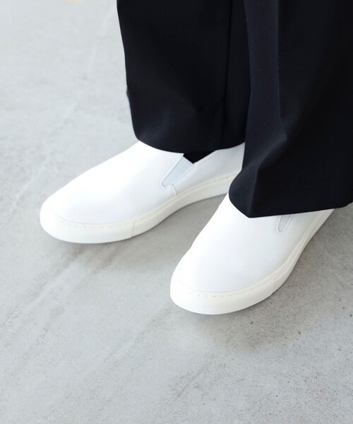 BEAMS HEART（ビームスハート）の「ドレス スリップオン（スニーカー・メンズ・ブラック/ホワイト・MEDIUM/LARGE/SMALL）」の16枚目の写真