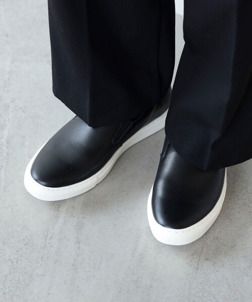 BEAMS HEART（ビームスハート）の「ドレス スリップオン（スニーカー・メンズ・ブラック/ホワイト・MEDIUM/LARGE/SMALL）」の10枚目の写真