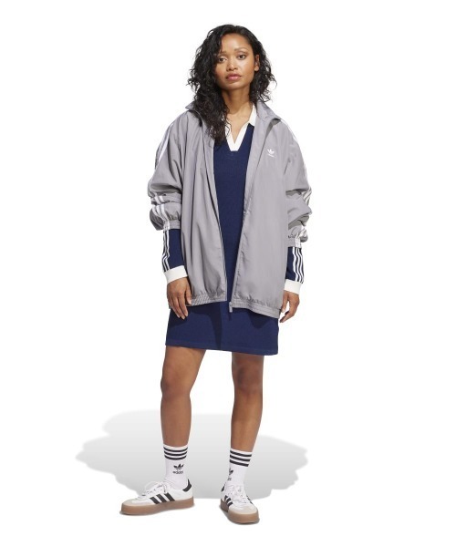 ワンピース *Adidas*adidas*Adidas* polo dress white IP3755 Adidas Originals Embrodiered Soft & Cozy Cream Polo Dress
