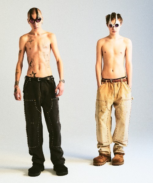 DISCOVERED(ディスカバード)の「DISCOVERED FLOWER RAMPONI LONG BELT(ベルト・メンズ・ブラウン/ブラック・FREE)」の3枚目の写真