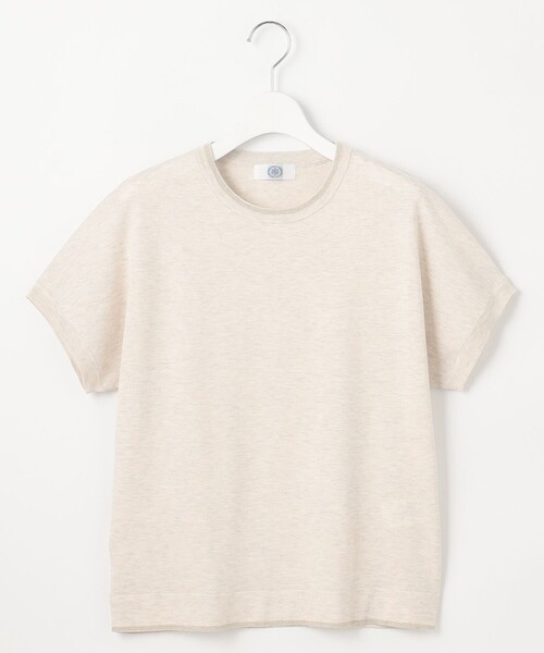 J.PRESS(ジェイプレス)の「【WEB限定カラーあり・洗える】Vis/Peスパーク ラメ ニット(ニット/セーター・レディース・イエロー系/アイボリー系/ダークブラウン系/ブラウン系/ライトグレー系・T13/T15)」の7枚目の写真