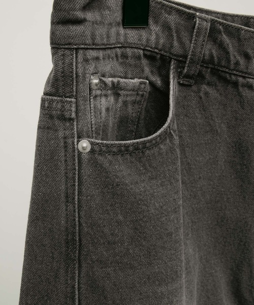 ENDER PRODUCTS(エンダープロダクツ)の「ヴィンテージ加工立体裁断フレアワイドデニム【ENDER PRODUCTS/エンダープロダクツ】(デニムパンツ・メンズ・グレー/ブラック・L)」の18枚目の写真