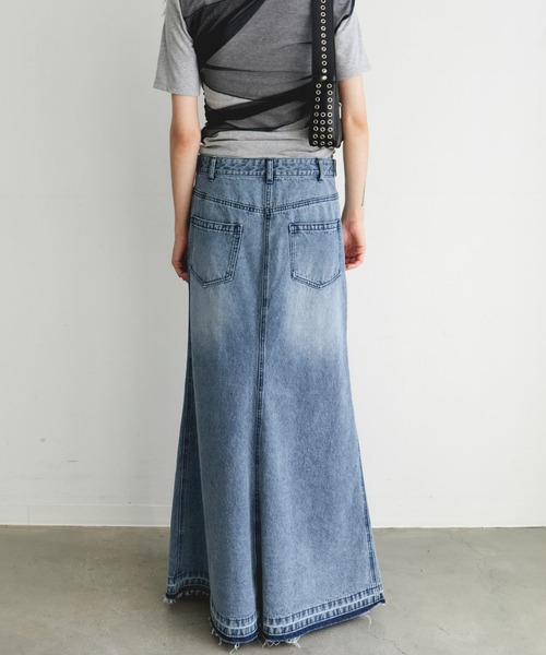 MAISON SPECIAL（メゾンスペシャル）の「2way Waist Slit Maxi Denim