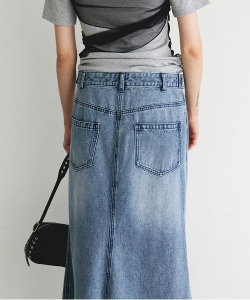 MAISON SPECIAL（メゾンスペシャル）の「2way Waist Slit Maxi Denim