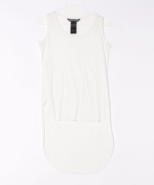 THOMAS WYLDE(トーマスワイルド)の「【W】【it】【THOMAS WYLDE】ロングリブタンクトップ(タンクトップ・レディース・ホワイト・SMALL/LARGE)」の1枚目の写真