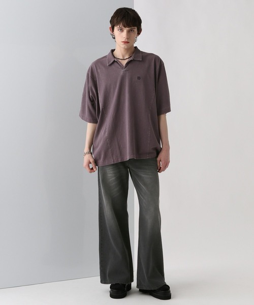 HARE（ハレ）の「ロゴヴィンテージスキッパーカット(HARE)（Tシャツ/カットソー・メンズ・パープル/グレー/ブラック/ブルー・FREE）」の15枚目の写真