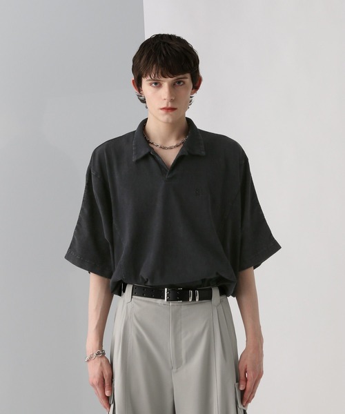 HARE（ハレ）の「ロゴヴィンテージスキッパーカット(HARE)（Tシャツ/カットソー・メンズ・パープル/グレー/ブラック/ブルー・FREE）」の16枚目の写真