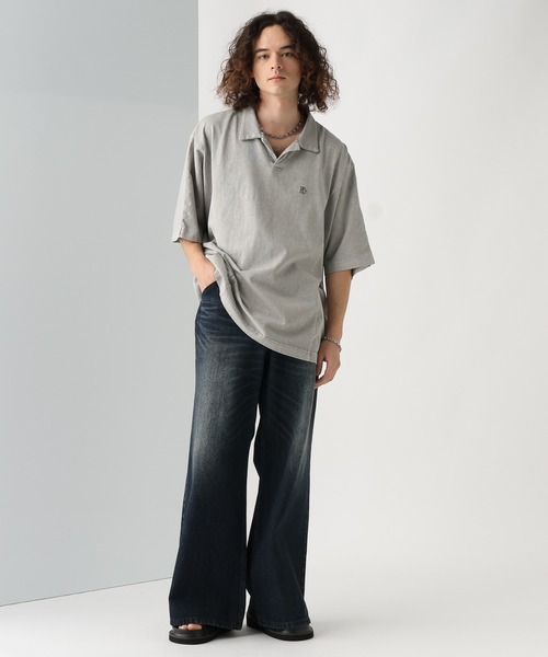 HARE（ハレ）の「ロゴヴィンテージスキッパーカット(HARE)（Tシャツ/カットソー・メンズ・パープル/グレー/ブラック/ブルー・FREE）」の14枚目の写真