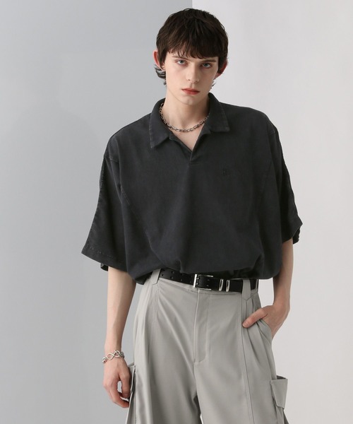 HARE（ハレ）の「ロゴヴィンテージスキッパーカット(HARE)（Tシャツ/カットソー・メンズ・パープル/グレー/ブラック/ブルー・FREE）」の16枚目の写真