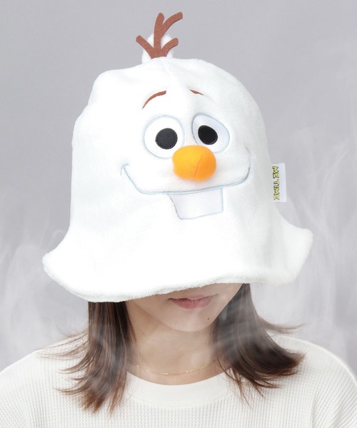 A.M.S.(エーエムエス)の「ディズニーキャラクターズ サウナハット(ベイマックス・オラフ)(ハット・レディース・ホワイト/ホワイト系その他・FREE)」の2枚目の写真