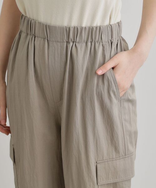 grove(グローブ)の「【ひんやり】2WAYツイルカーゴパンツ(その他パンツ・レディース・カーキ/チャコールグレー/ナチュラル・01/02/03/04/05)」の9枚目の写真
