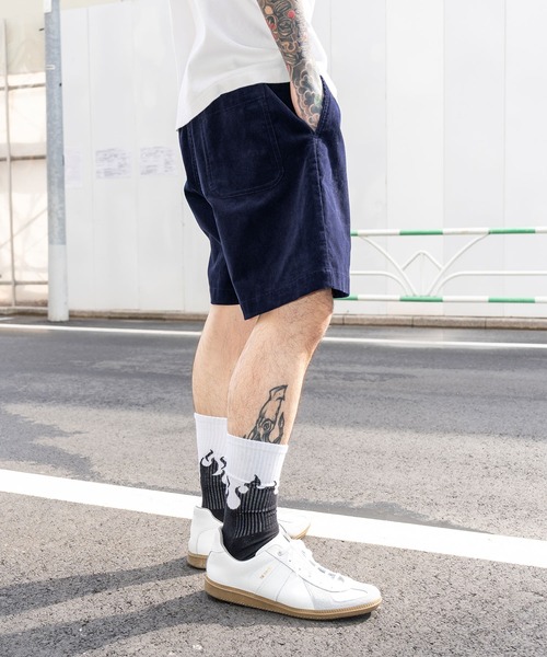 Subciety（サブサエティ）の「Corduroy wide shorts（その他パンツ・メンズ・ネイビー/グリーン/ブラック・マルチサイズ）」の5枚目の写真
