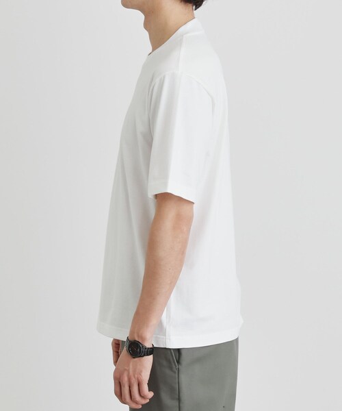 TAKEO KIKUCHI(タケオキクチ)の「【LIMITED/抗菌防臭】コットン テーラードTシャツ(Tシャツ/カットソー・メンズ・ホワイト/オフホワイト/ブラック/ネイビー・01/02/03/04/05)」の16枚目の写真