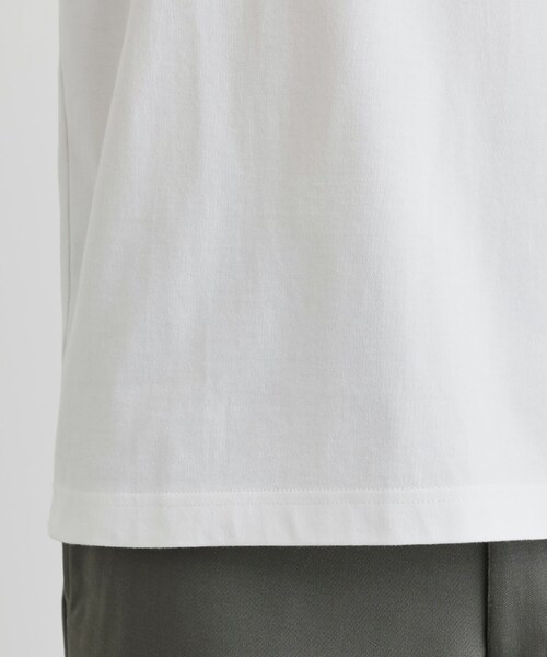 TAKEO KIKUCHI(タケオキクチ)の「【LIMITED/抗菌防臭】コットン テーラードTシャツ(Tシャツ/カットソー・メンズ・ホワイト/オフホワイト/ブラック/ネイビー・01/02/03/04/05)」の20枚目の写真