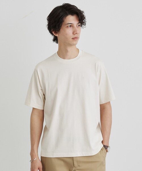 TAKEO KIKUCHI(タケオキクチ)の「【LIMITED/抗菌防臭】コットン テーラードTシャツ(Tシャツ/カットソー・メンズ・ホワイト/オフホワイト/ブラック/ネイビー・01/02/03/04/05)」の8枚目の写真