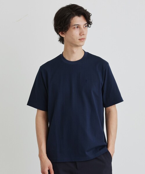 TAKEO KIKUCHI(タケオキクチ)の「【LIMITED/抗菌防臭】コットン テーラードTシャツ(Tシャツ/カットソー・メンズ・ホワイト/オフホワイト/ブラック/ネイビー・01/02/03/04/05)」の12枚目の写真