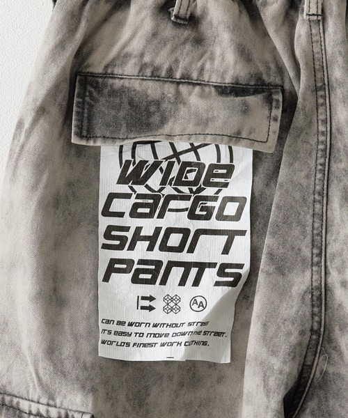 ROOPTOKYO（ループトウキョウ）の「ハードブリーチ デニムカーゴ ショーツ（デニムパンツ・メンズ・ブラック/ブルー・M/L）」の10枚目の写真