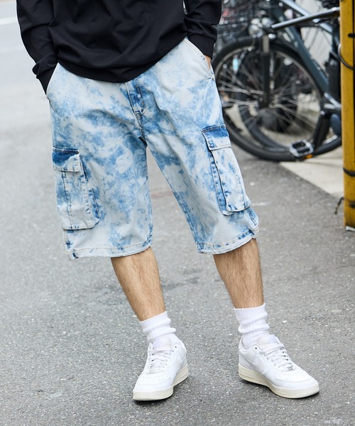 ROOPTOKYO（ループトウキョウ）の「ハードブリーチ デニムカーゴ ショーツ（デニムパンツ・メンズ・ブラック/ブルー・M/L）」の18枚目の写真