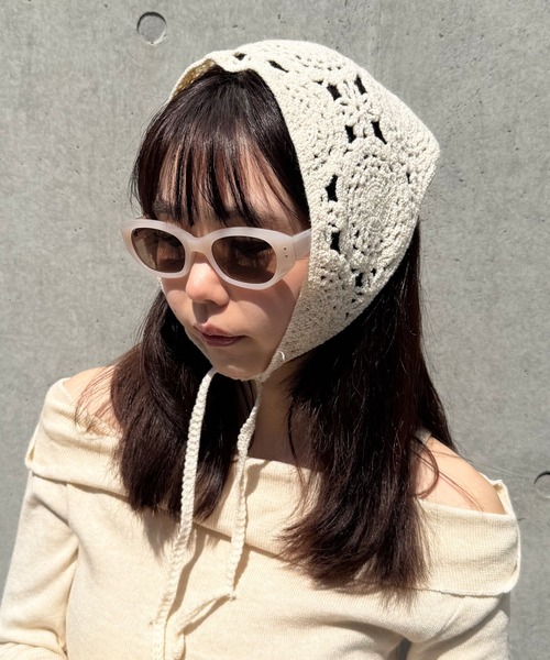 TONE SELECT GOODS(トーンセレクトグッズ)の「【Peony/ピオニー】/フォックス型 Y2K サングラス(サングラス・レディース・ベージュ/カーキ/ブラック・FREE)」の14枚目の写真