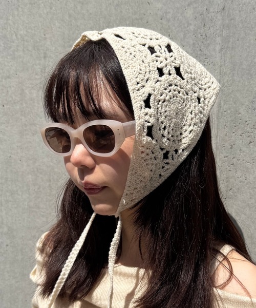 TONE SELECT GOODS(トーンセレクトグッズ)の「【Peony/ピオニー】/フォックス型 Y2K サングラス(サングラス・レディース・ベージュ/カーキ/ブラック・FREE)」の16枚目の写真