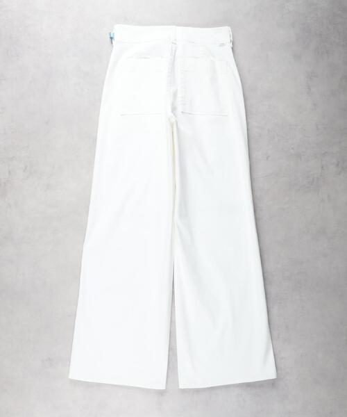 SOMETHING(サムシング)の「SOMETHING(サムシング)「SUMMER COOL」 涼しいワイドベーカーデニムパンツ(その他パンツ・レディース・ホワイト・L/XS/M/S)」の14枚目の写真