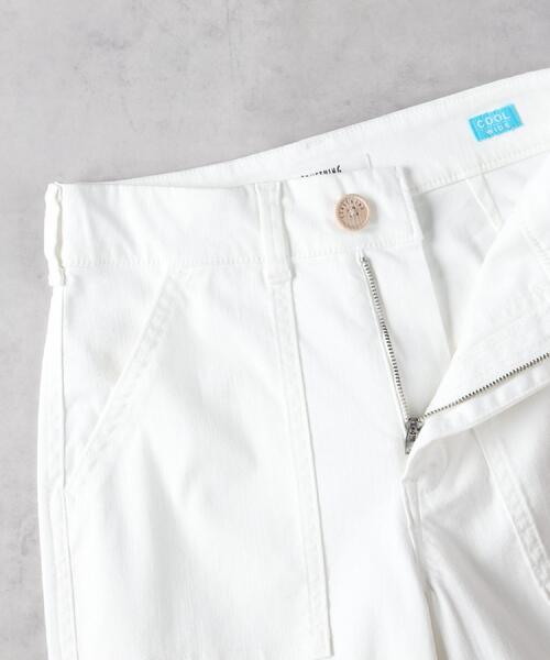 SOMETHING(サムシング)の「SOMETHING(サムシング)「SUMMER COOL」 涼しいワイドベーカーデニムパンツ(その他パンツ・レディース・ホワイト・L/XS/M/S)」の15枚目の写真