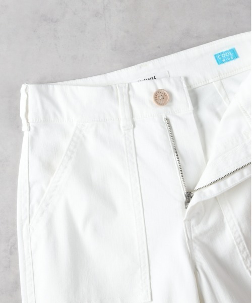 SOMETHING(サムシング)の「SOMETHING(サムシング)「SUMMER COOL」 涼しいワイドベーカーデニムパンツ(その他パンツ・レディース・ホワイト・L/XS/M/S)」の4枚目の写真