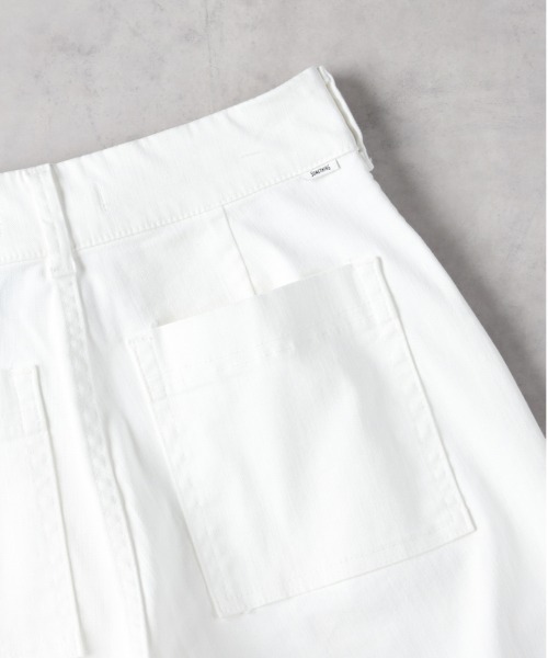 SOMETHING(サムシング)の「SOMETHING(サムシング)「SUMMER COOL」 涼しいワイドベーカーデニムパンツ(その他パンツ・レディース・ホワイト・L/XS/M/S)」の5枚目の写真