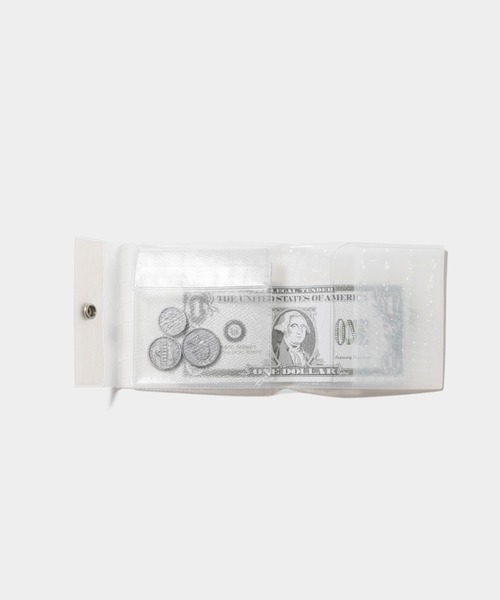 beautiful people（ビューティフルピープル）の「nothing to hide　vinyl card wallet（財布・メンズ・ピンク/レッド/サックスブルー/ブラック×パープル/ダークブラック/ホワイト・FREE）」の16枚目の写真