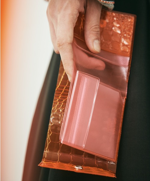 【新品】nothing to hide vinyl wallet pink 新品】nothing to hide vinyl wallet pink