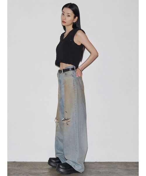 VEQUM(VEQUM)の「【VEQUM】HAND COMPACT KNIT(ニット/セーター・レディース・ブラック/ブラウン/アイボリー・FREE)」の7枚目の写真