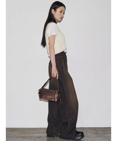 VEQUM(VEQUM)の「【VEQUM】HAND COMPACT KNIT(ニット/セーター・レディース・ブラック/ブラウン/アイボリー・FREE)」の14枚目の写真