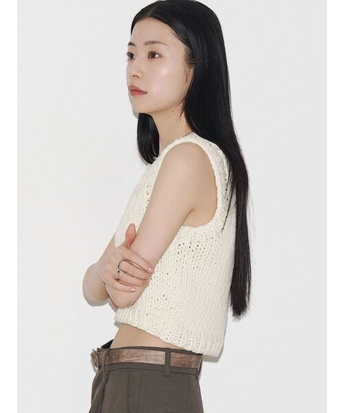 VEQUM(VEQUM)の「【VEQUM】HAND COMPACT KNIT(ニット/セーター・レディース・ブラック/ブラウン/アイボリー・FREE)」の16枚目の写真