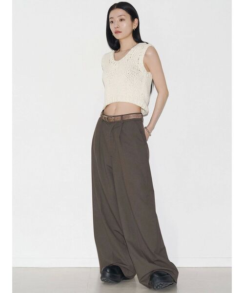 VEQUM(VEQUM)の「【VEQUM】HAND COMPACT KNIT(ニット/セーター・レディース・ブラック/ブラウン/アイボリー・FREE)」の19枚目の写真