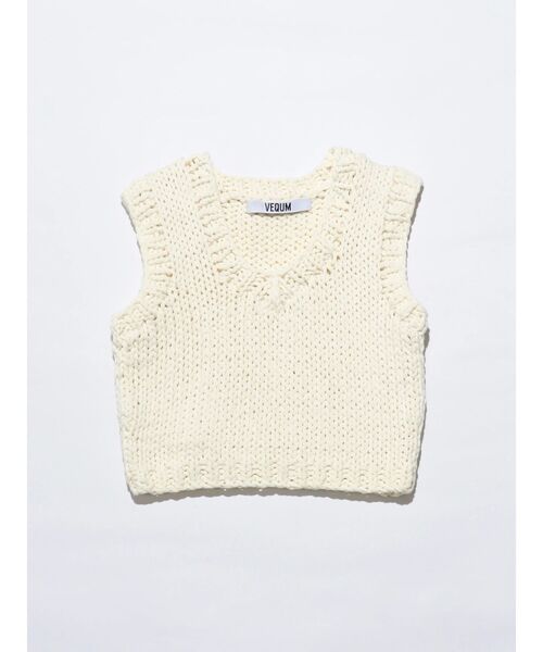ニット セーター 「VEQUM」HAND COMPACT KNIT レディース セール】【VEQUM】HAND COMPACT KNIT（ニット/セーター）｜VEQUM