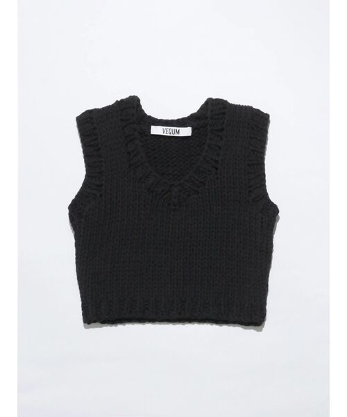 VEQUM（VEQUM）の「【VEQUM】HAND COMPACT KNIT（ニット/セーター・レディース・ブラック/ブラウン/アイボリー・FREE）」の10枚目の写真