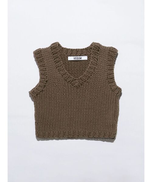 ニット セーター 「VEQUM」HAND COMPACT KNIT レディース セール】【VEQUM】HAND COMPACT KNIT（ニット/セーター）｜VEQUM