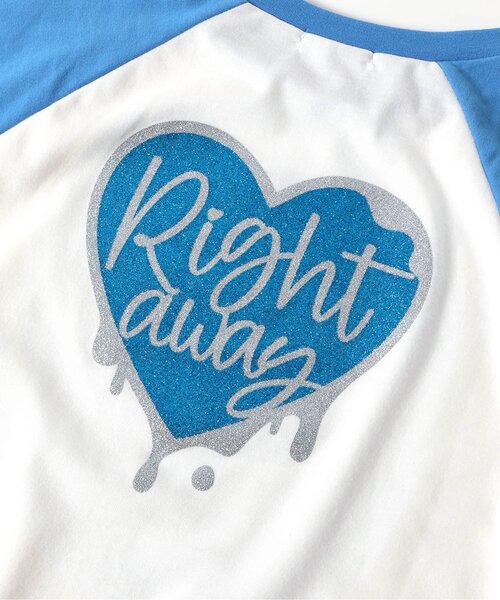 algy（アルジー）の「【接触冷感】ハートモチーフラグラン半袖T（Tシャツ/カットソー・キッズ・ネイビー/ブルー/ピンク/ミント・SMALL/MEDIUM/X-SMALL/XX-SMALL）」の11枚目の写真