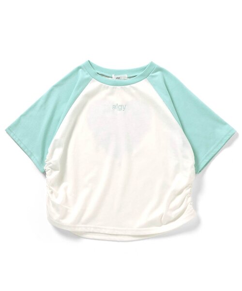 algy（アルジー）の「【接触冷感】ハートモチーフラグラン半袖T（Tシャツ/カットソー・キッズ・ネイビー/ブルー/ピンク/ミント・SMALL/MEDIUM/X-SMALL/XX-SMALL）」の15枚目の写真