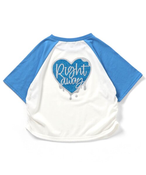 algy（アルジー）の「【接触冷感】ハートモチーフラグラン半袖T（Tシャツ/カットソー・キッズ・ネイビー/ブルー/ピンク/ミント・SMALL/MEDIUM/X-SMALL/XX-SMALL）」の18枚目の写真