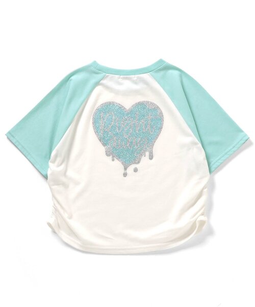 algy（アルジー）の「【接触冷感】ハートモチーフラグラン半袖T（Tシャツ/カットソー・キッズ・ネイビー/ブルー/ピンク/ミント・SMALL/MEDIUM/X-SMALL/XX-SMALL）」の19枚目の写真