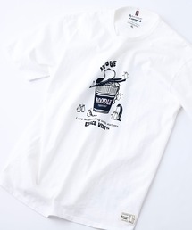 【Blue Standard/ブルースタンダード】スラブコットン アニマルプリント Tシャツ