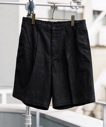 CAHLUMN/カウラム French Linen Denim Painter Shorts/フレンチ リネン